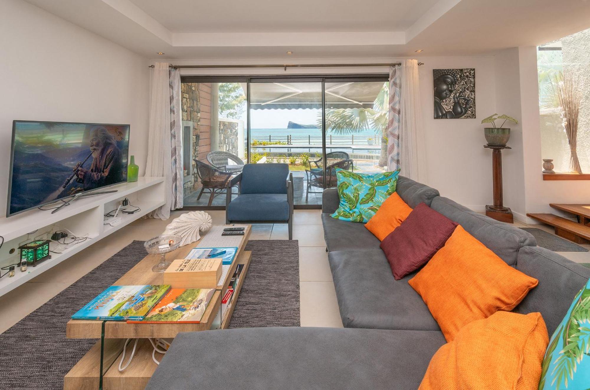 Luxury Beachfront Duplex, Coin De Mire View / 3Bed เกป มาลเออเรอส์ ภายนอก รูปภาพ